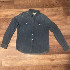Aeropostale Long Sleeve Jean Shirt